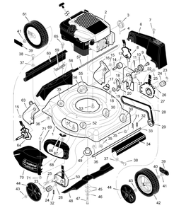 Part Location Diagram of F-000403L Murray Instruction Book